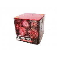 KOMPAKTNÝ OHŇOSTROJ BEST PRICE 25 rán / 50 mm