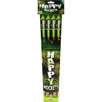 PYROTECHNIKA RAKETY HAPPY ROCKET 4 ks