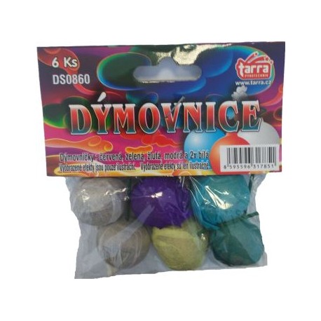 DYMOVNIČKY COLOR BALLS - 6 ks