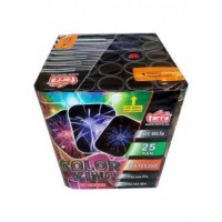 PYROTECHNIKA KOMPAKT COLOR KING 25 rán / 30mm
