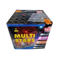 KOMPAKTNÝ OHŇOSTROJ MULTI STARS 49 rán / 30mm